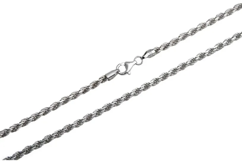 Kordelkette 3mm - 925 Silber