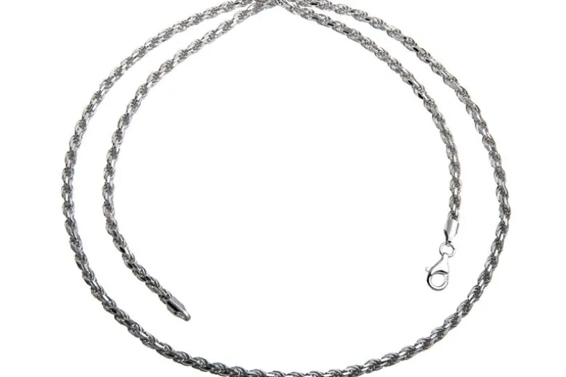 Kordelkette 3mm - 925 Silber