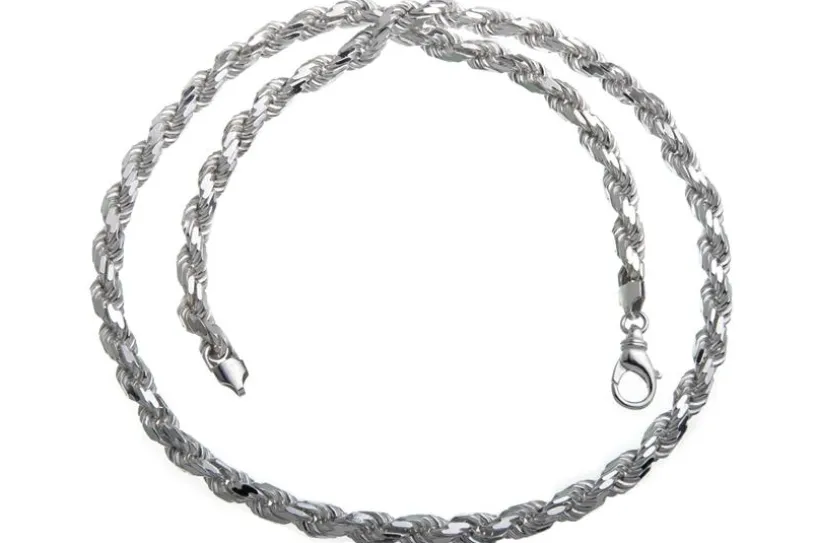 Kordelkette 6,5mm - 925 Silber