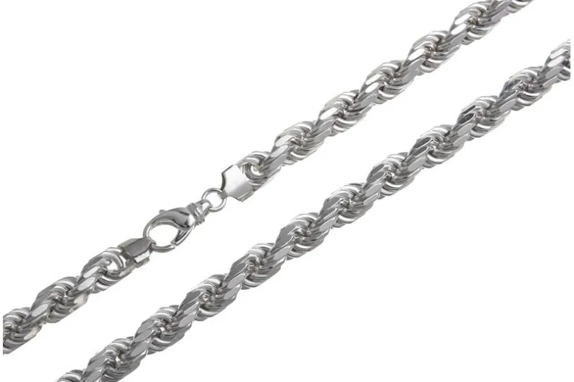 Kordelkette 8mm - 925 Silber