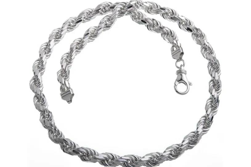 Kordelkette 9,5mm - 925 Silber