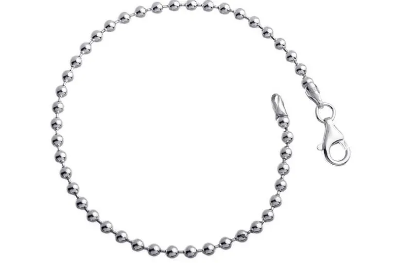 Kugelkette Armband 3mm - 925 Silber