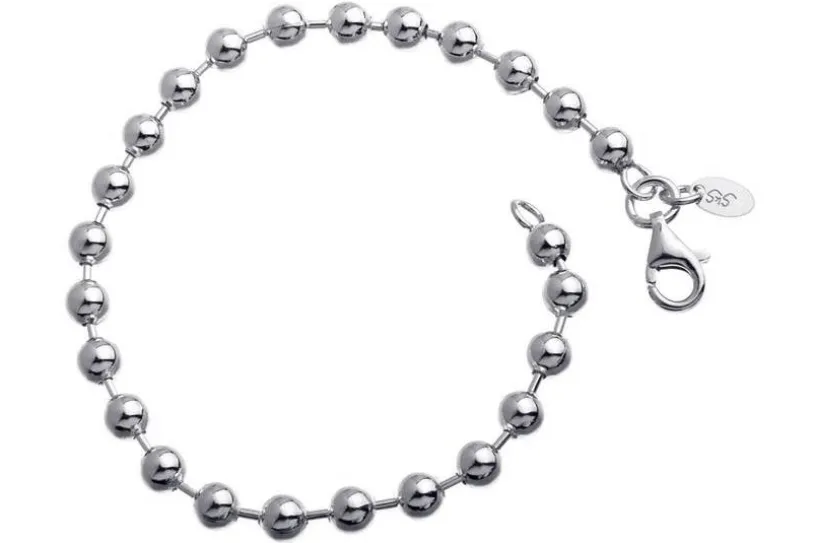 Kugelkette Armband 5mm - 925 Silber