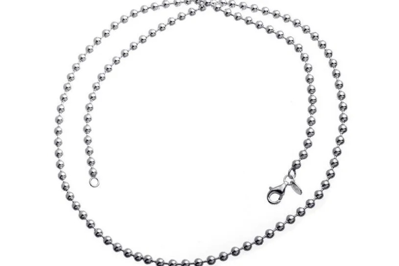 Kugelkette 4mm - 925 Silber