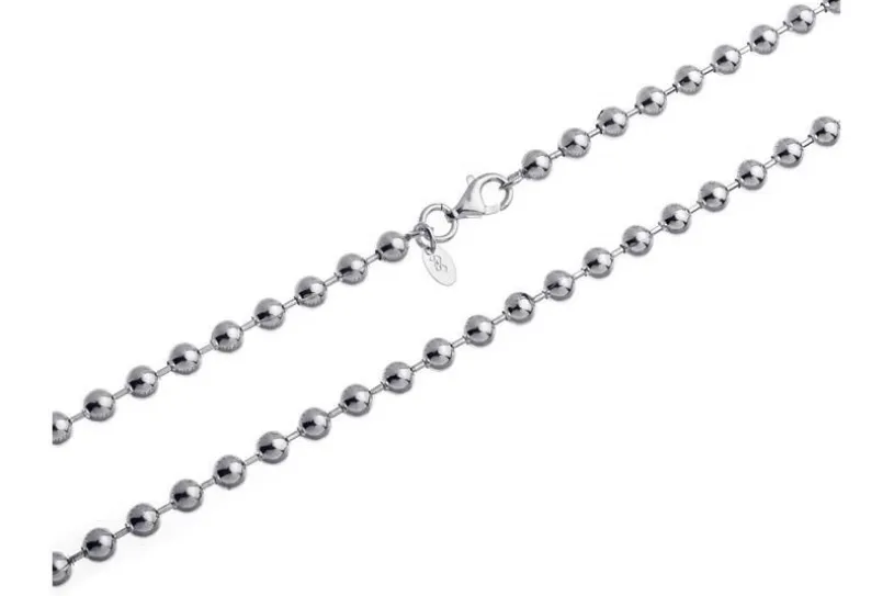 Kugelkette 5mm - 925 Silber