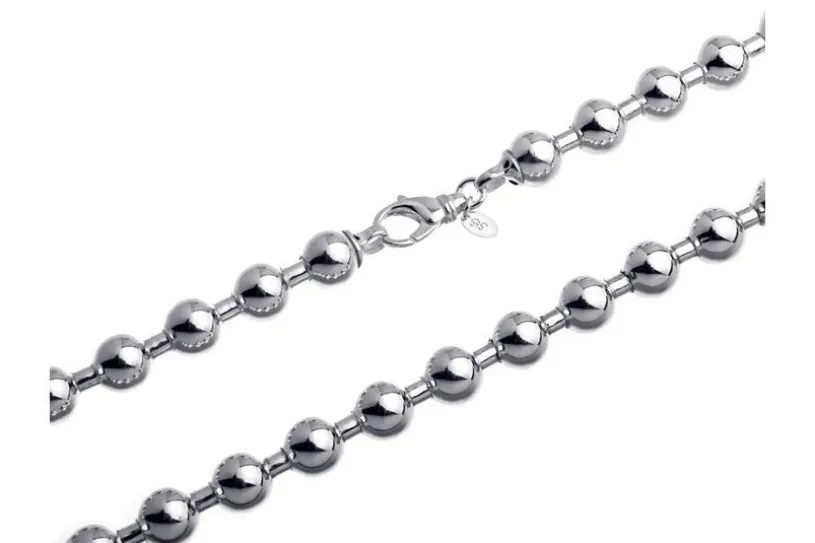 Kugelkette 10mm - 925 Silber