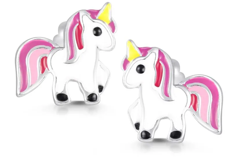 Ohrstecker Einhorn - 925 Silber