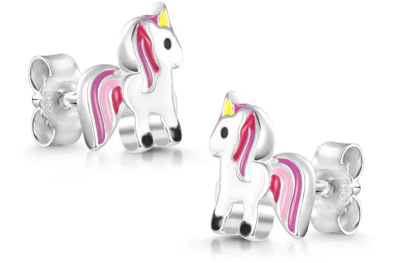 Ohrstecker Einhorn - 925 Silber