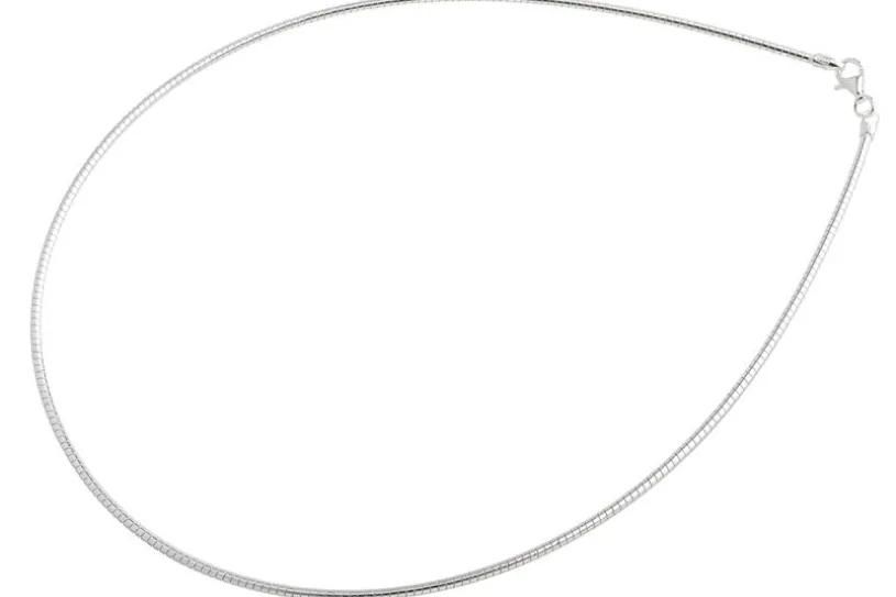 Omegahalsreifen 2mm - 925 Silber