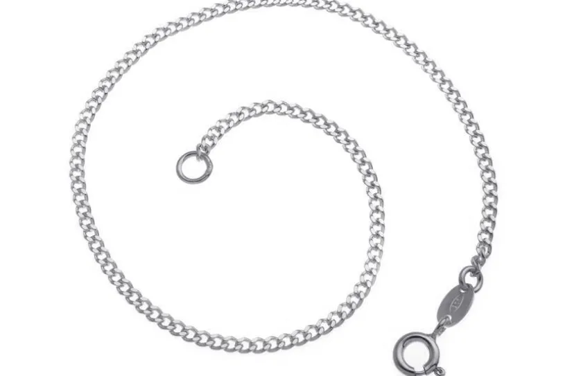 Panzerkette Armband 2,2mm - 925 Silber