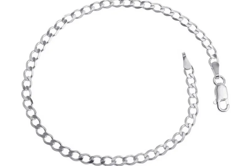Panzerkette Armband 3mm - 925 Silber