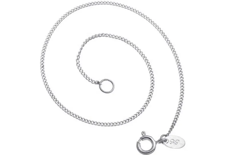 Panzerkette Armband 1,2mm - 925 Silber