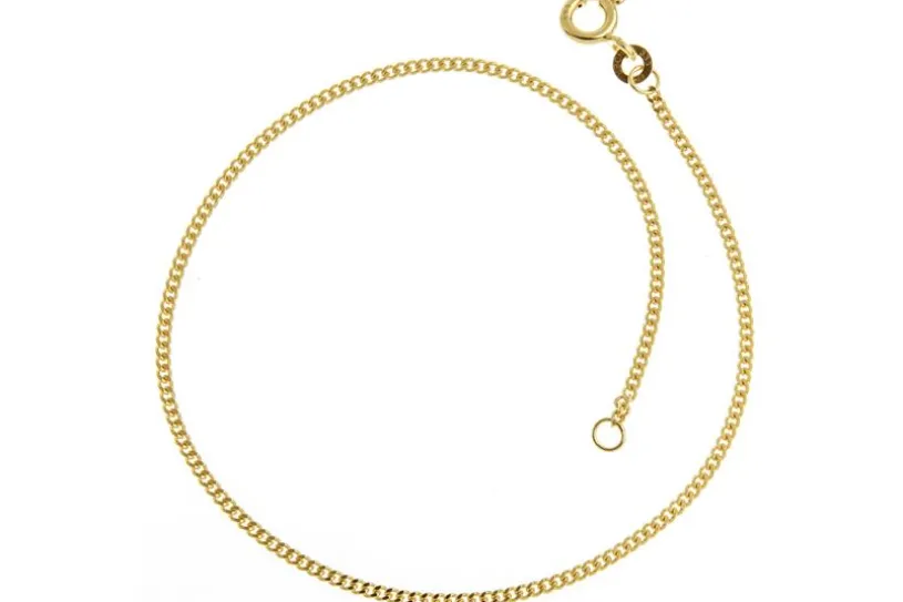 Panzerkette Armband 1,2mm - echt 333 Gold