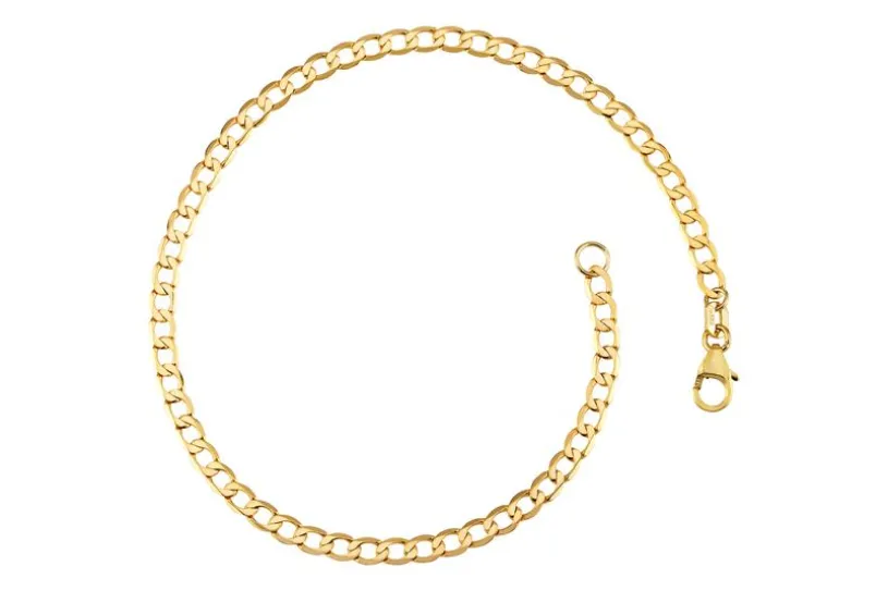 Panzerkette Armband 3,3mm - echt 333 Gold