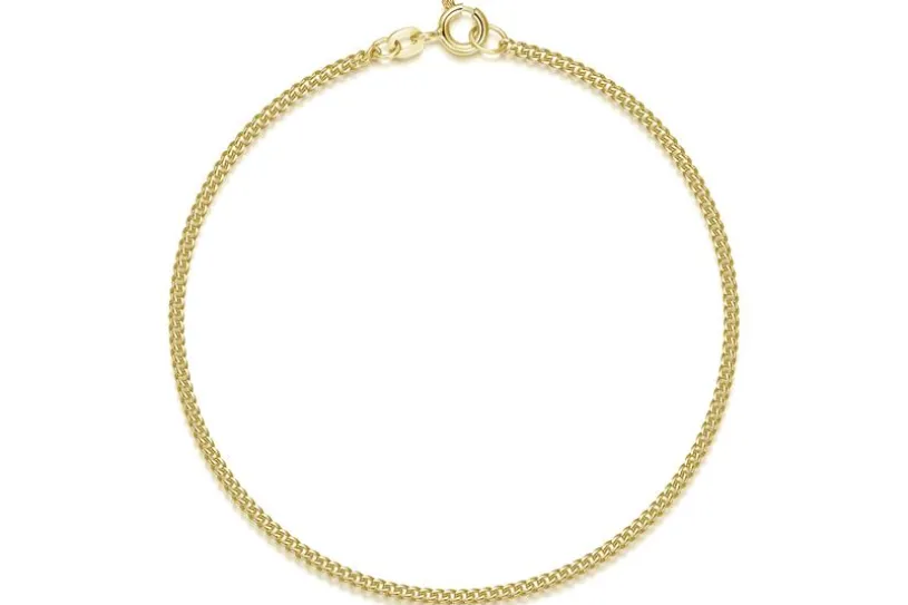 Panzerkette Armband 1,7mm - echt 585 Gold