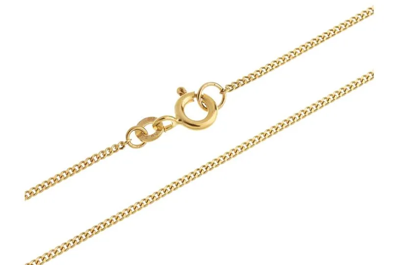 Panzerkette 1,2mm - echt 333 Gold