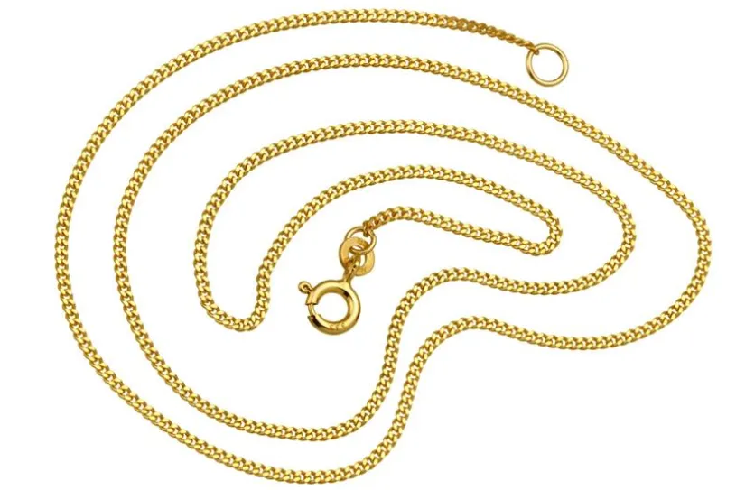Panzerkette 1,4mm - echt 333 Gold