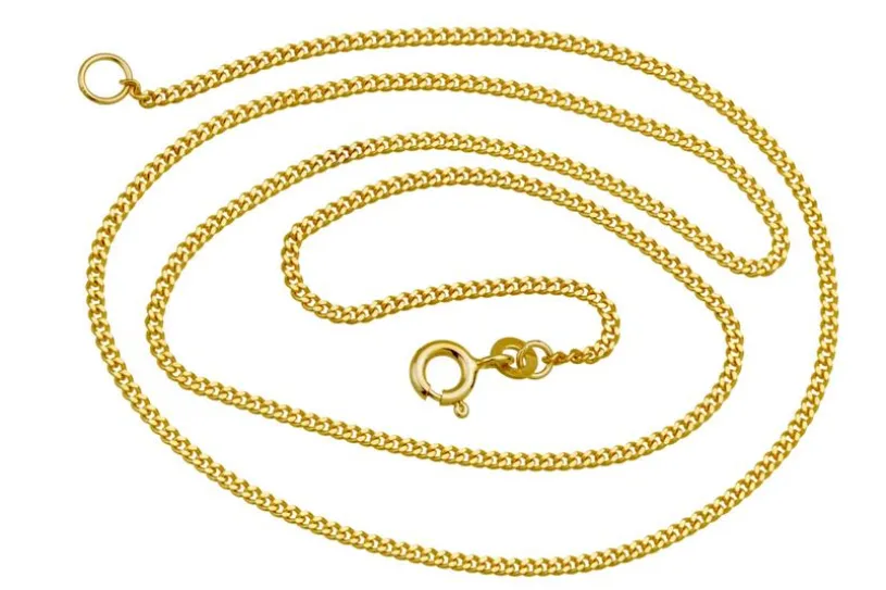 Panzerkette 1,6mm - echt 333 Gold