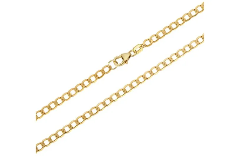 Panzerkette 3,3mm - echt 333 Gold