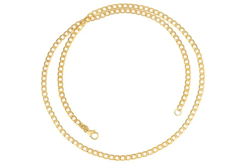 Panzerkette 3,3mm - echt 333 Gold