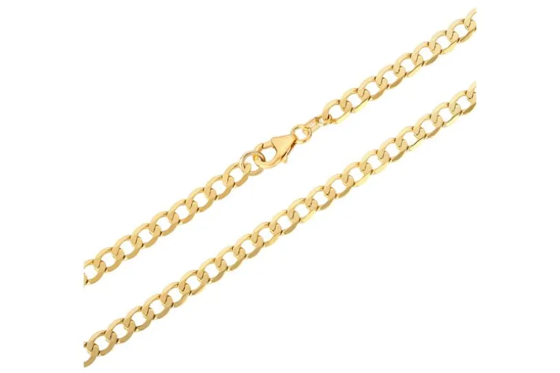 Panzerkette 4,9mm - echt 333 Gold