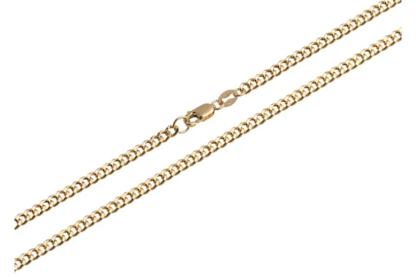 Panzerkette 3mm - echt 585 Gold