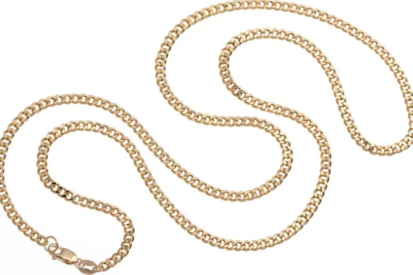 Panzerkette 3mm - echt 585 Gold
