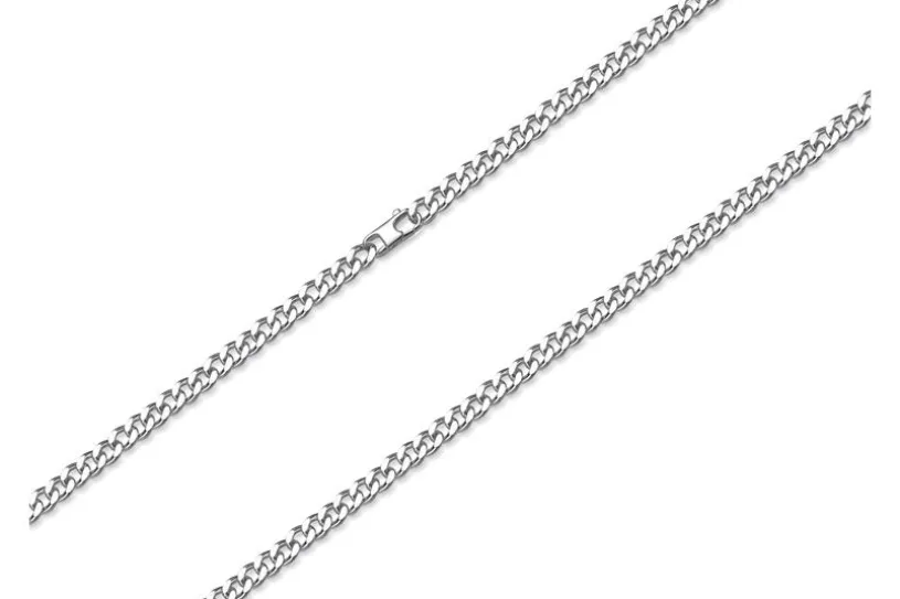 Panzerkette 5mm, Stärke 2,5mm - 925 Silber Stärke 2,5mm