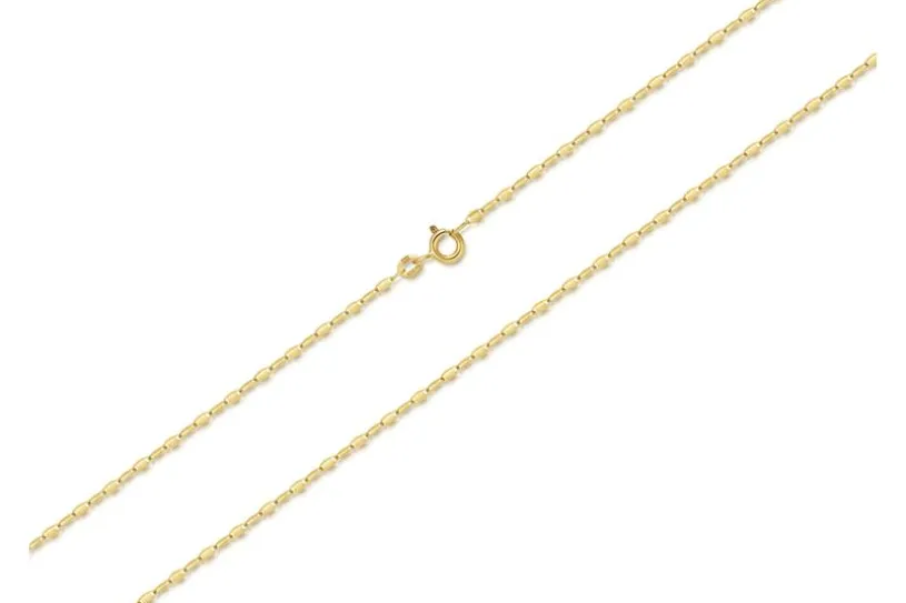 Plättchenkette Armband 1,9mm - echt 585 Gold