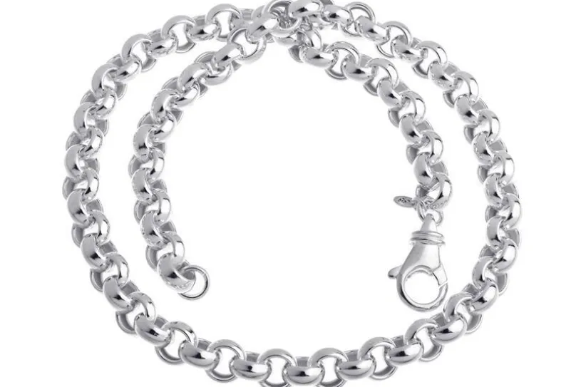 Runde Erbskette 10mm - 925 Silber