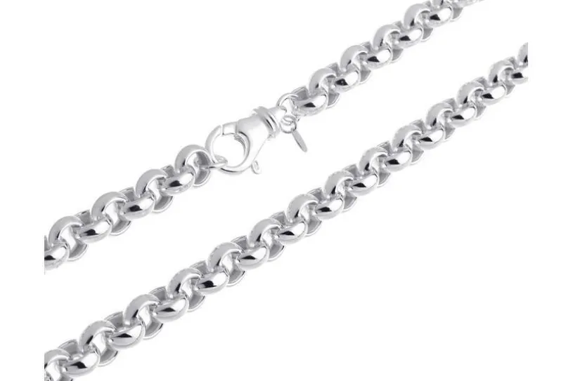 Runde Erbskette 10mm - 925 Silber