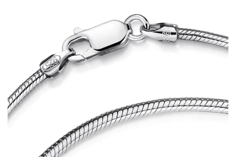 Schlangenkette Armband 2mm - 925 Silber