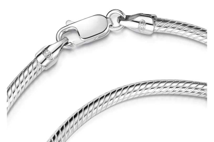 Schlangenkette Armband 3mm - 925 Silber