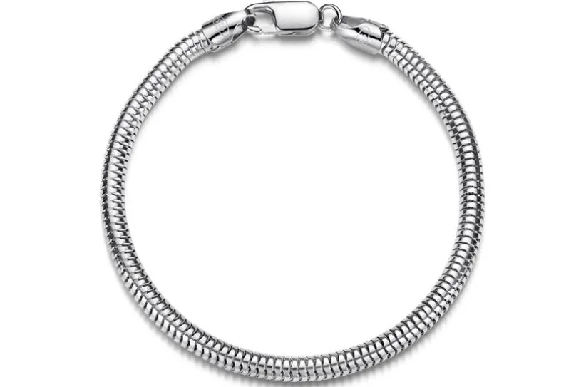 Schlangenkette Armband 4mm - 925 Silber