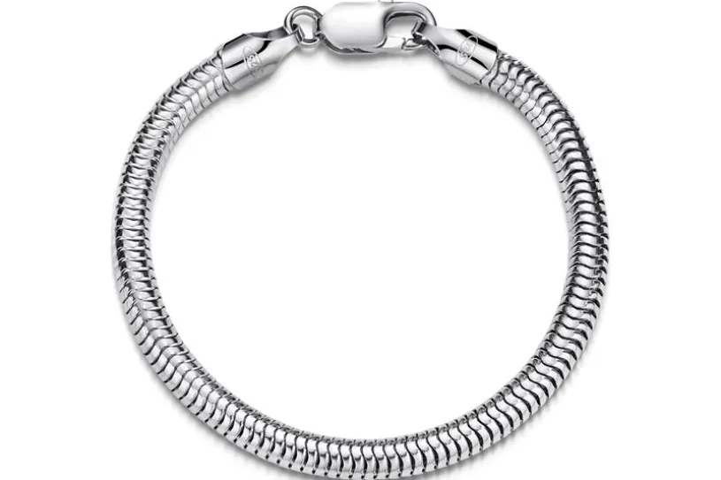 Schlangenkette Armband 5mm - 925 Silber