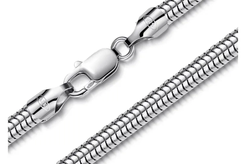 Schlangenkette Armband 5mm - 925 Silber