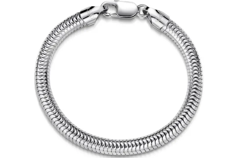 Schlangenkette Armband 6mm - 925 Silber