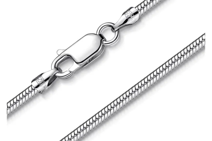 Schlangenkette 2mm - 925 Silber