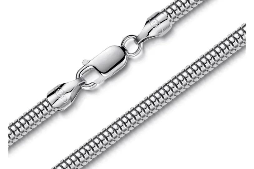 Schlangenkette 4mm - 925 Silber