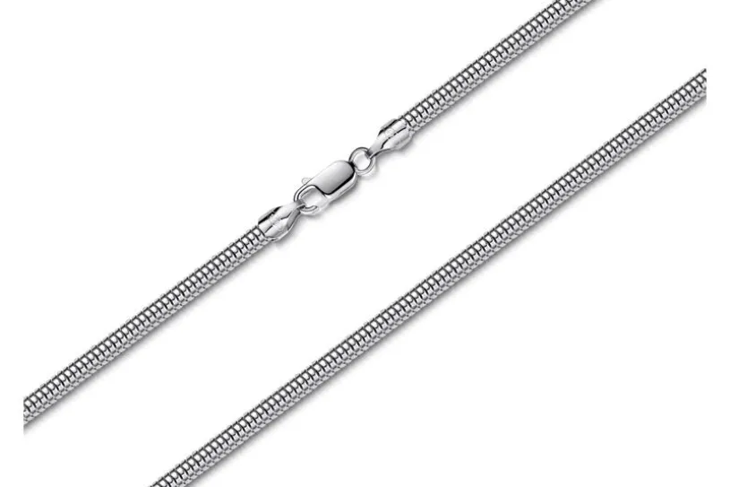 Schlangenkette 4mm - 925 Silber
