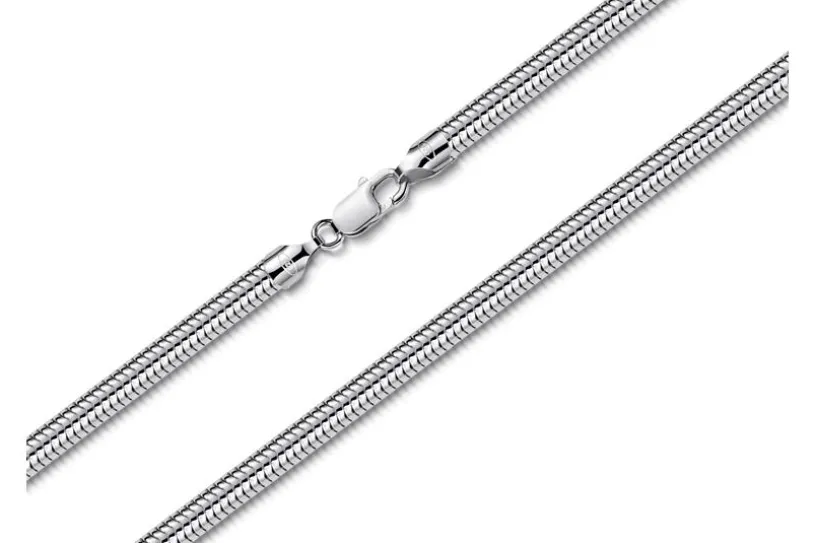 Schlangenkette 6mm - 925 Silber