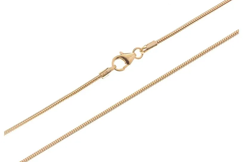 Schlangenkette 1,4mm - echt 333 Gold