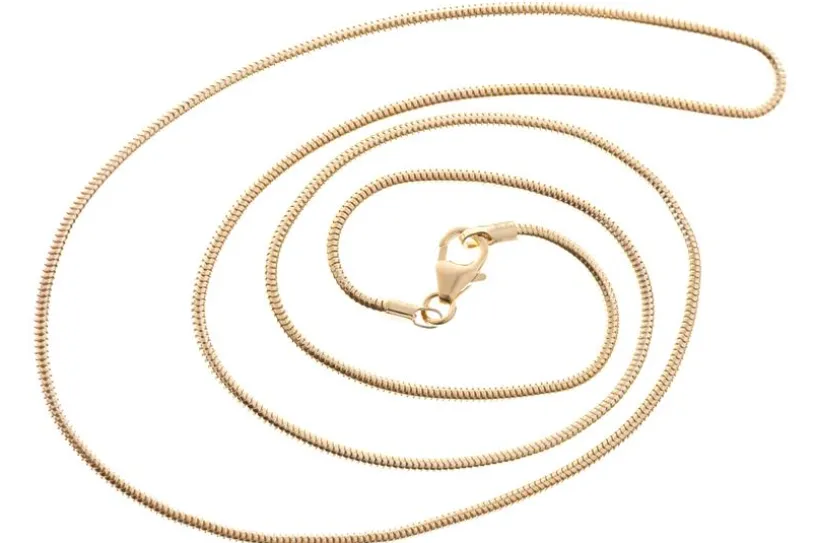 Schlangenkette 1,4mm - echt 333 Gold