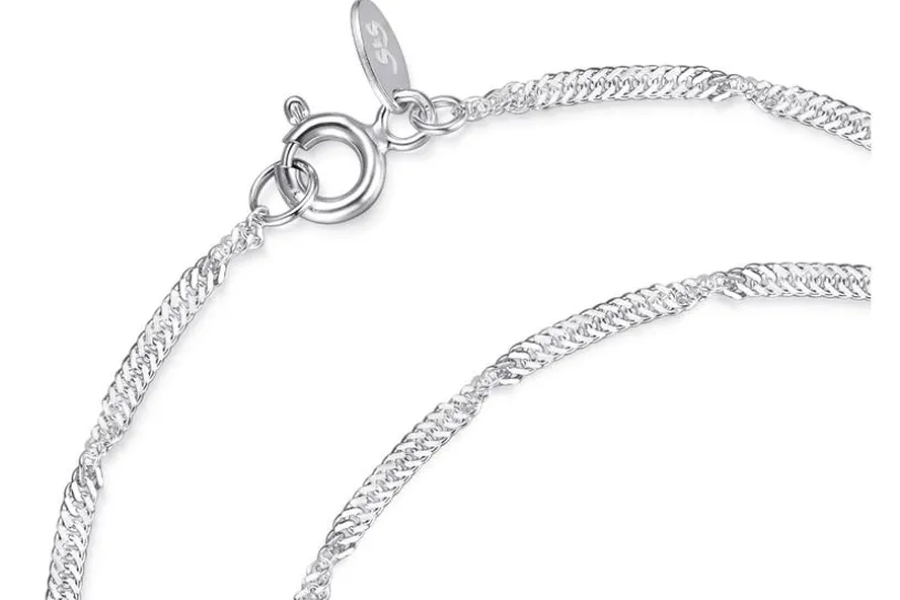 Singapurkette 1,8mm - 925 Silber