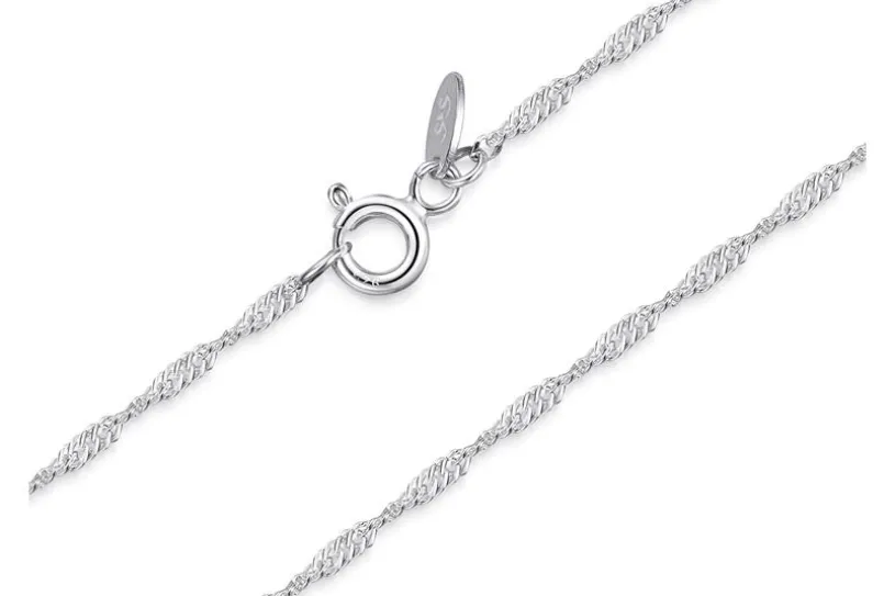 Singapurkette 1,8mm - 925 Silber