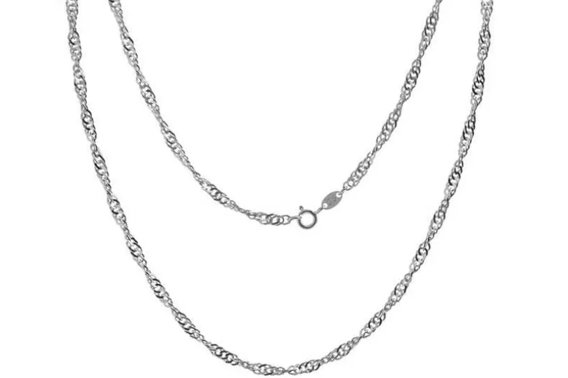 Singapurkette 2,3mm - 925 Silber