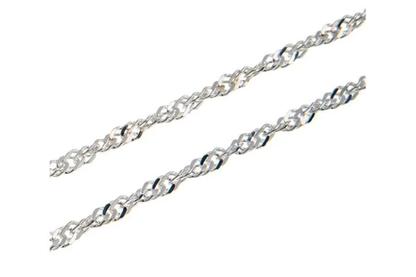Singapurkette 2,3mm - 925 Silber