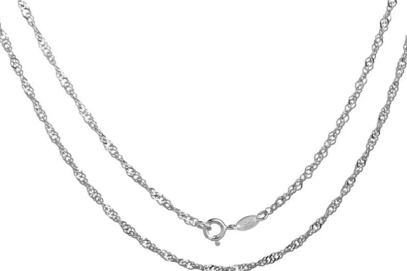 Singapurkette 3mm - 925 Silber