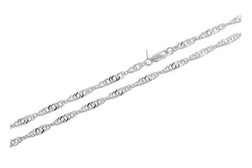 Singapurkette 4,5mm - 925 Silber