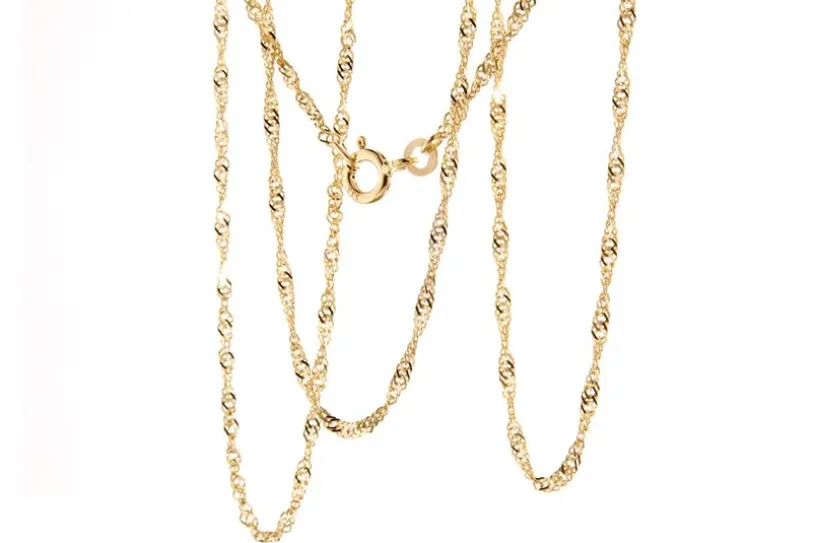 Singapurkette 1,4mm - echt 333 Gold